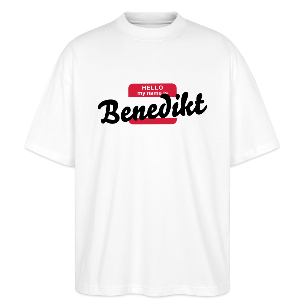 T-Shirt OS 200 g/m² - NAME - BRUDI_BENEDIKT - white