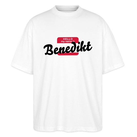 T-Shirt OS 200 g/m² - NAME - BRUDI_BENEDIKT - white