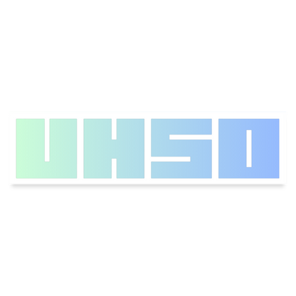 STICKER UHSO2 - white matte
