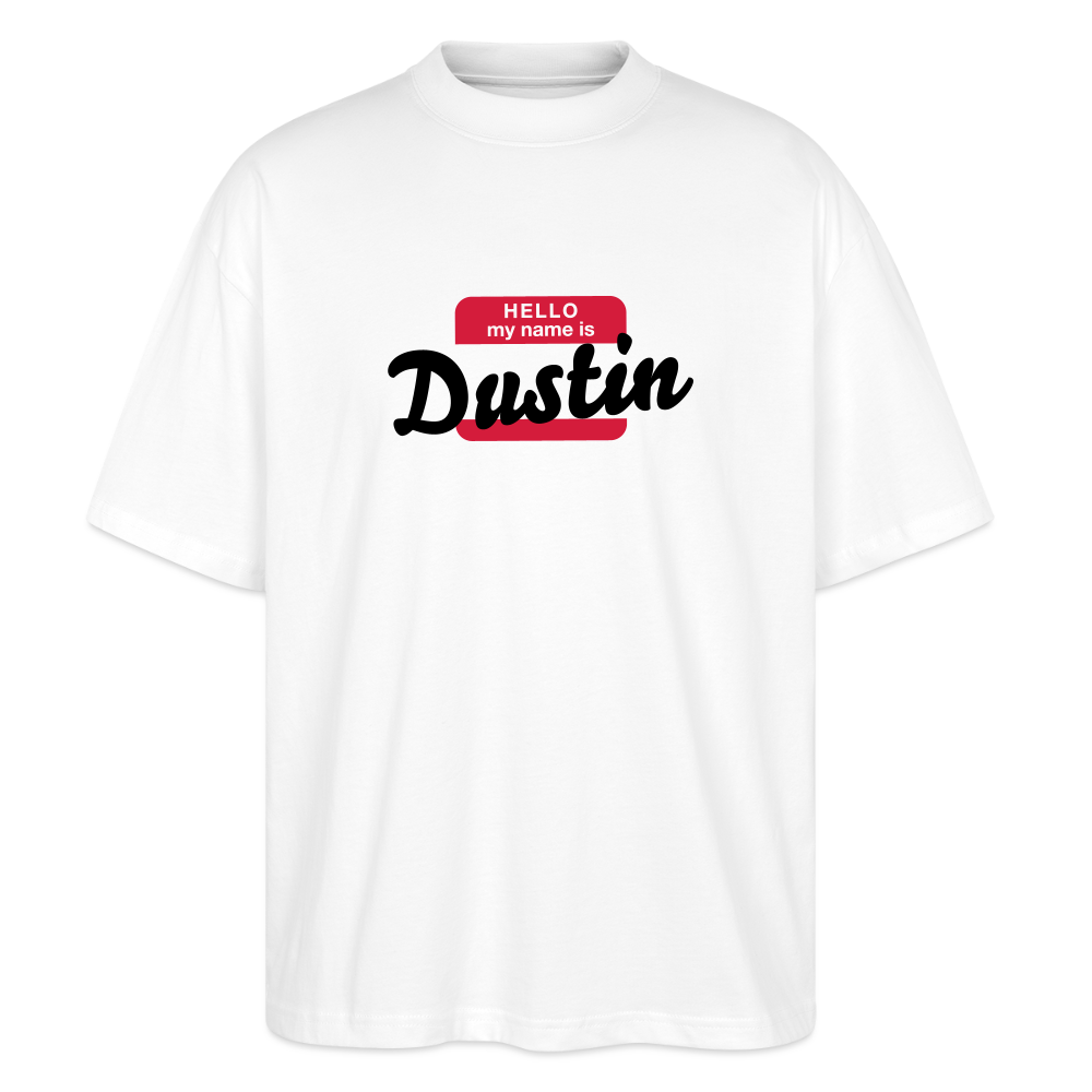 T-Shirt OS 200 g/m² - NAME - BRUDI_DUSTIN - white