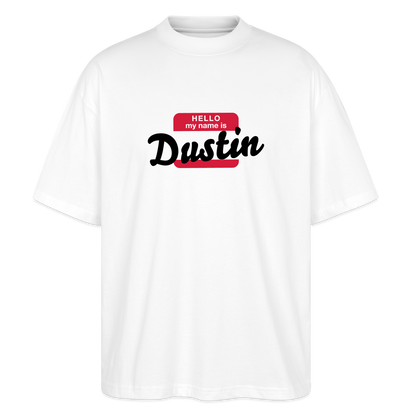 T-Shirt OS 200 g/m² - NAME - BRUDI_DUSTIN - white