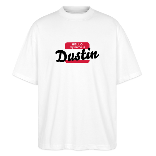 T-Shirt OS 200 g/m² - NAME - BRUDI_DUSTIN - white