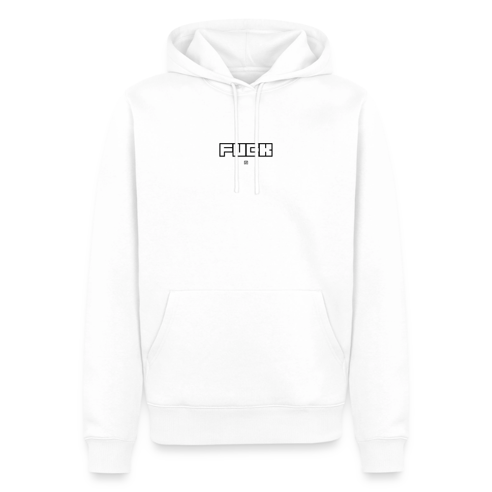 HOODIE FUCK - white