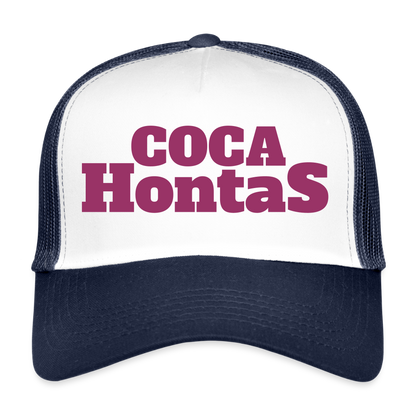 MESHCAP - UNISEX - DTC CHERRY_03Hontas - white/navy