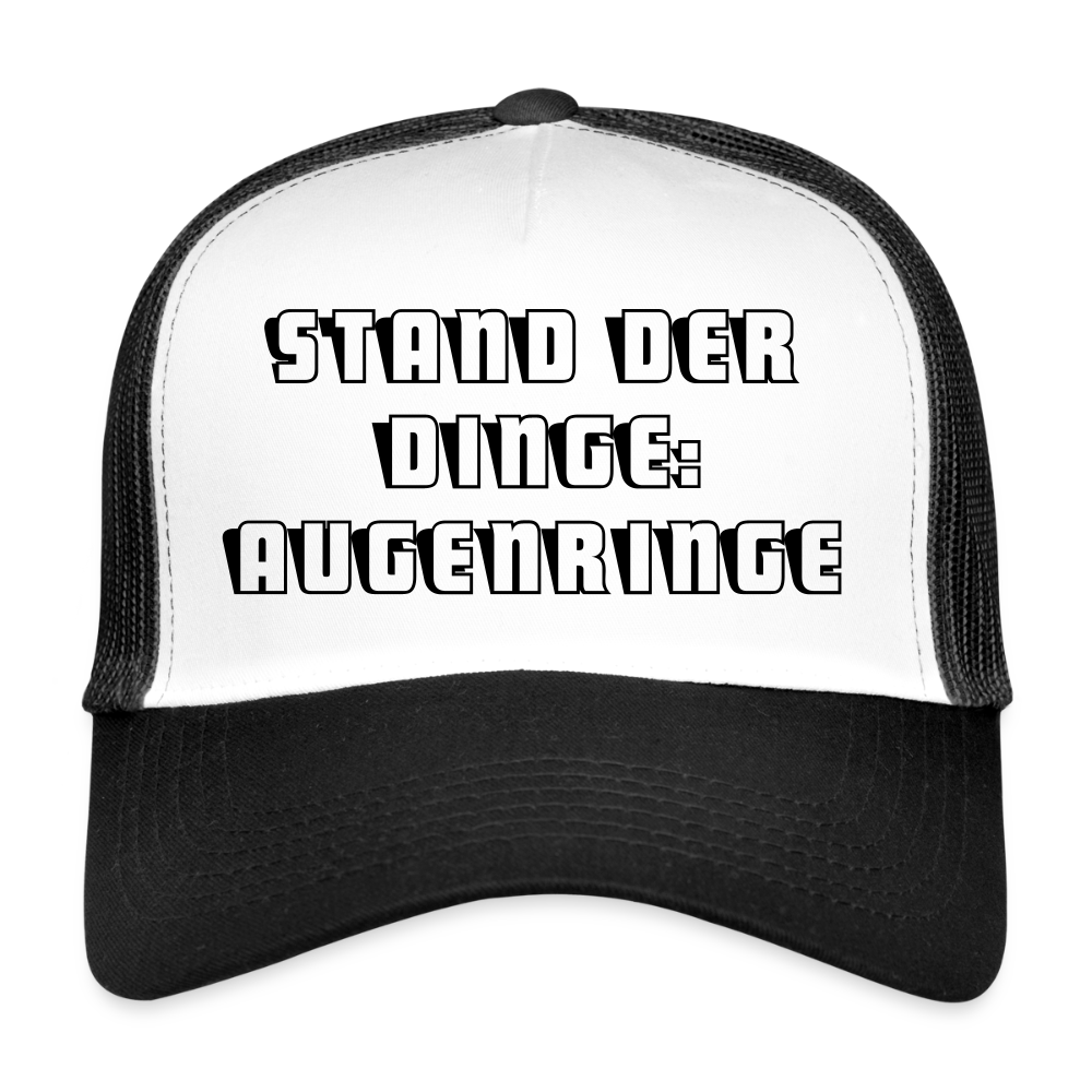 MESHCAP UNISEX ZPC_"DINGE1" - white/black