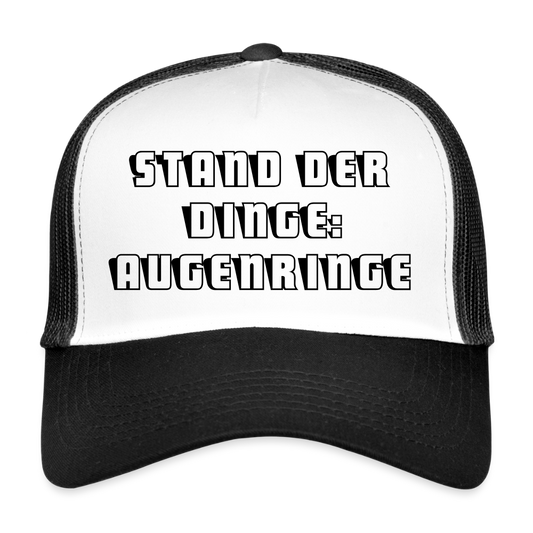 MESHCAP UNISEX ZPC_"DINGE1" - white/black