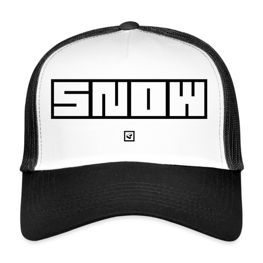 MESHCAP US_SNOW - white/black