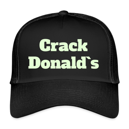 MESHCAP - UNISEX - DTC GLOWY_01CRACK - black/black
