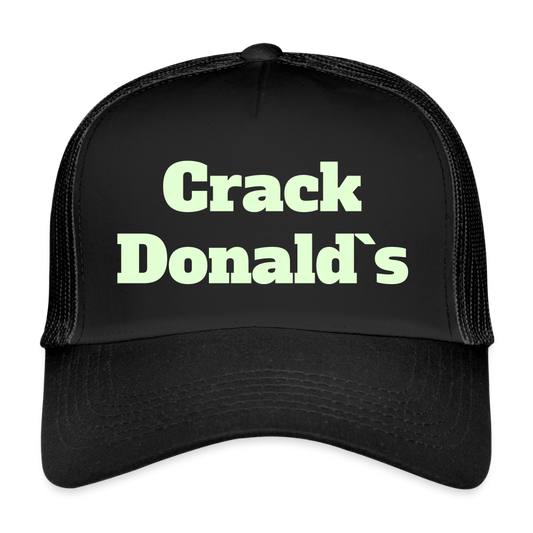 MESHCAP - UNISEX - DTC GLOWY_01CRACK - black/black