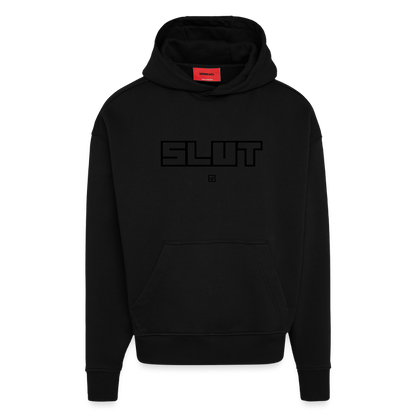HOODIE US_SLUT - SOLID BLACK
