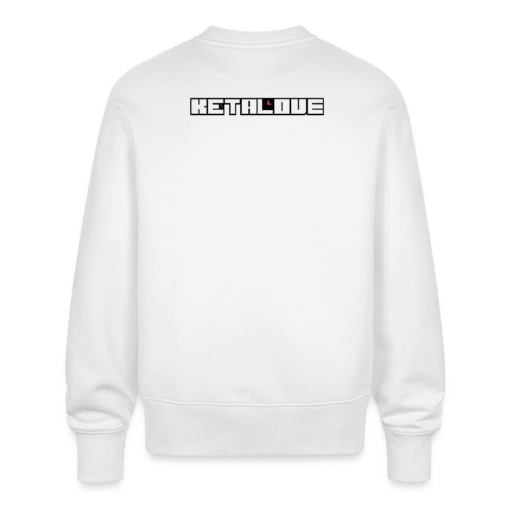 Unisex OS Organic Sweatshirt 350 g/m² - USC_KETALOVE - white