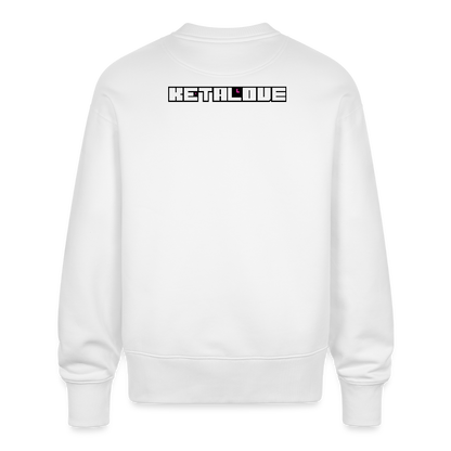 Unisex OS Organic Sweatshirt 350 g/m² - USC_KETALOVE - white
