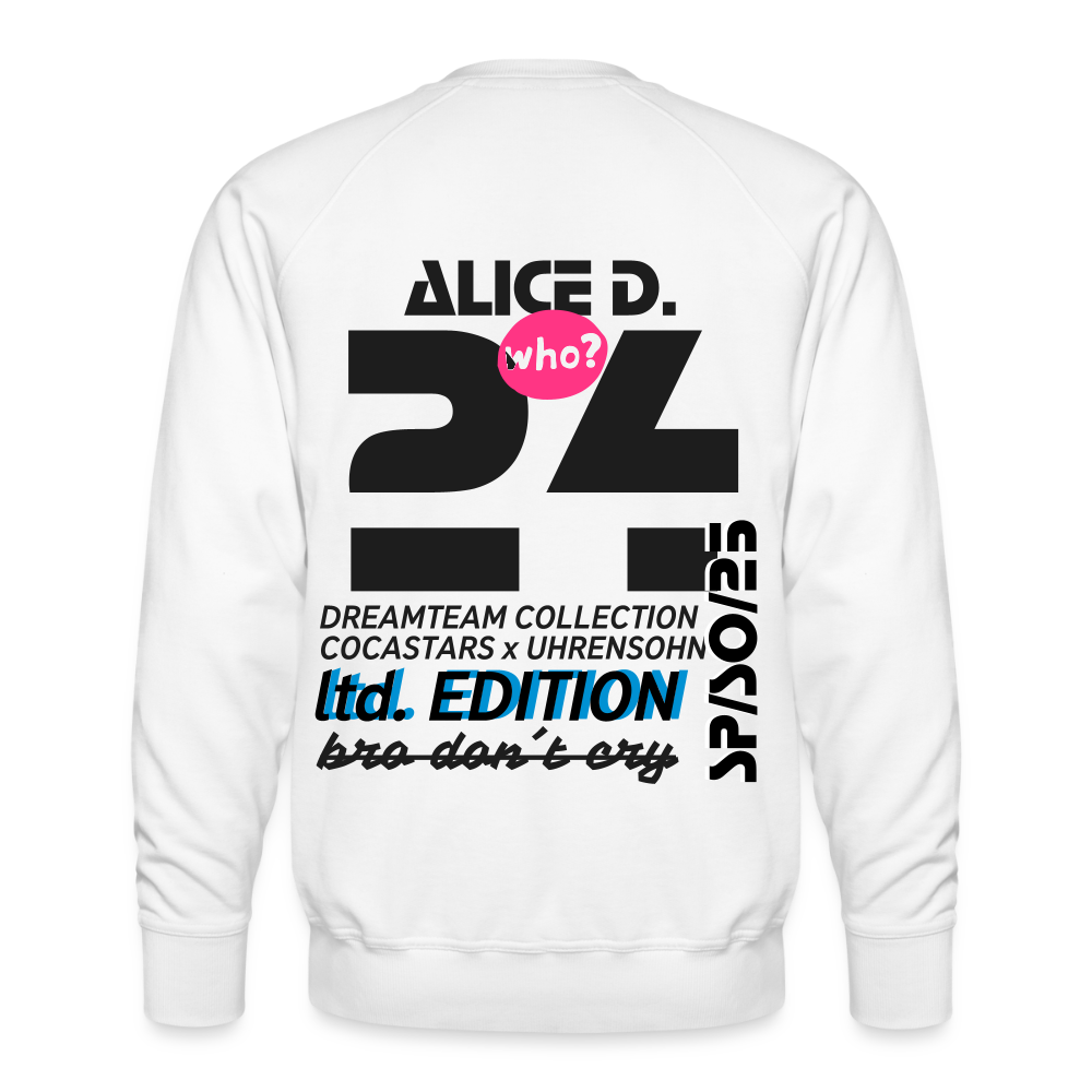 Men’s Premium Sweatshirt - DTW - 24_ALICE_D_24 - white