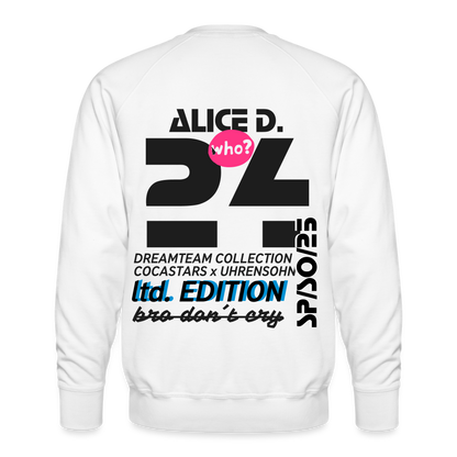 Men’s Premium Sweatshirt - DTW - 24_ALICE_D_24 - white