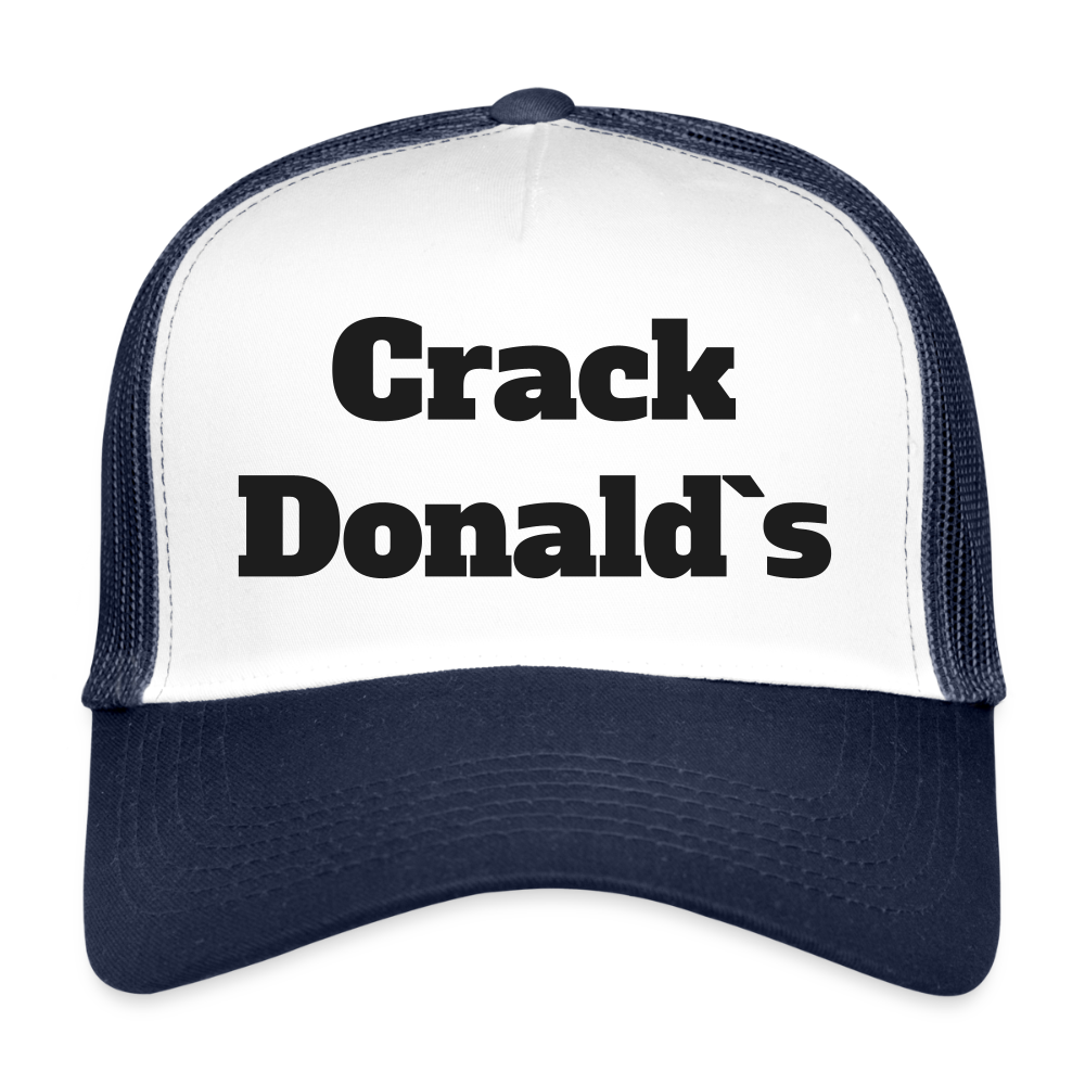 MESHCAP - UNISEX - DTC BLACKY_01CRACK - white/navy