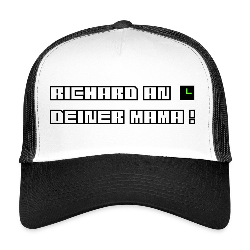 MeshCap - USC - "Richard" - white/black