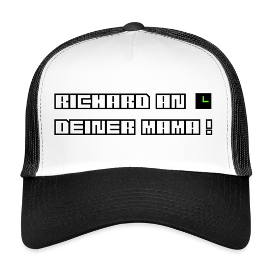 MeshCap - USC - "Richard" - white/black