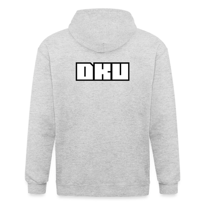 M.H. Hooded Jacket - DKU - heather white
