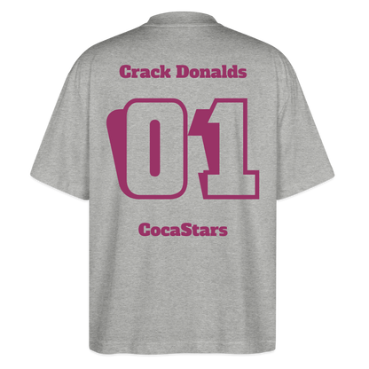 T-Shirt OS 200 g/m² CHERRY_01CRACK - heather grey