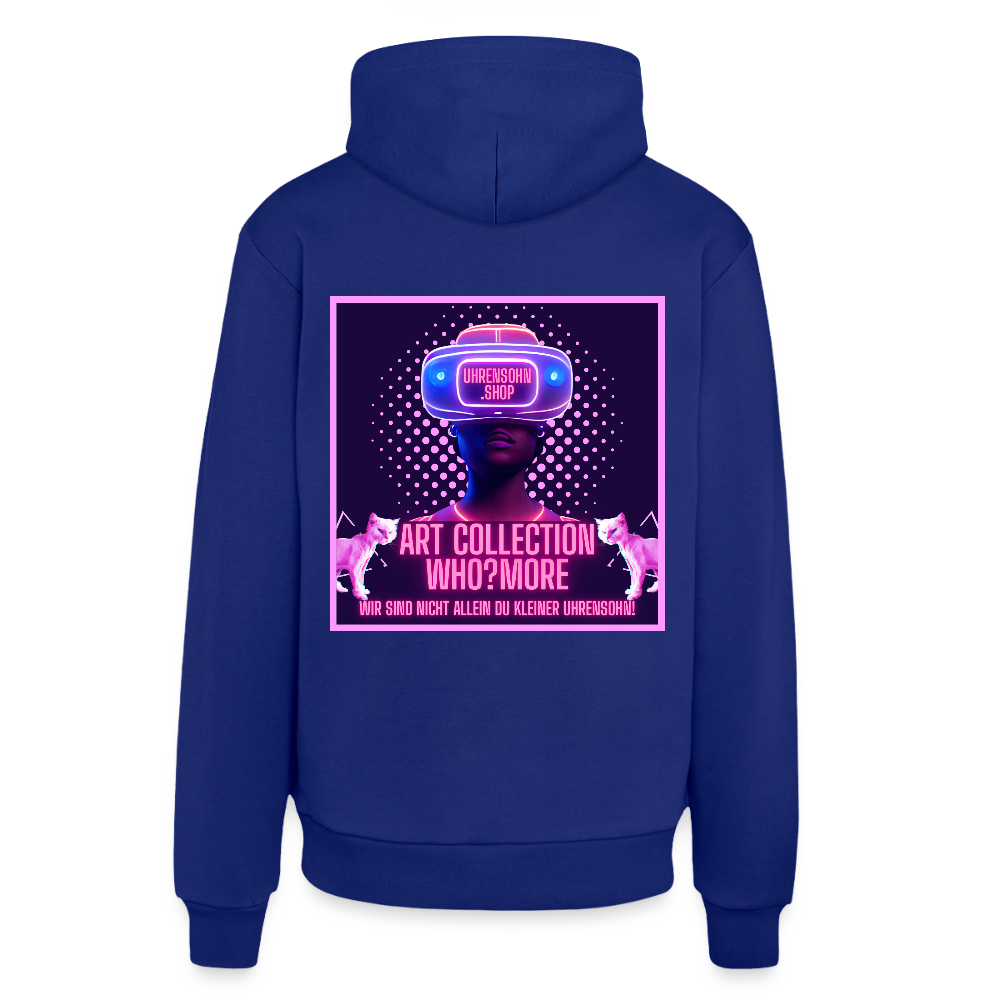 ORGANIC HOODIE - WHO?MORE X USS - Iconic Blue