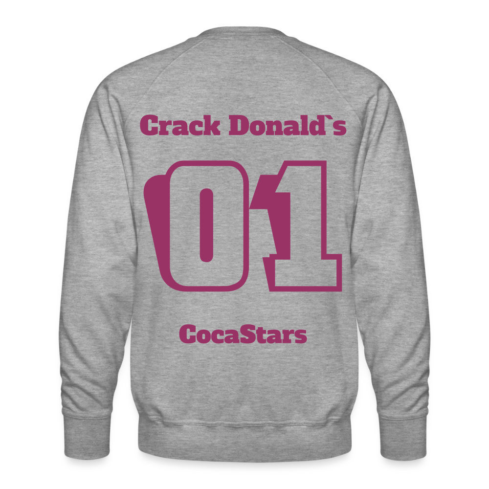 M.P. Sweatshirt - DTR - 01CRACKDONALDS01 - heather grey