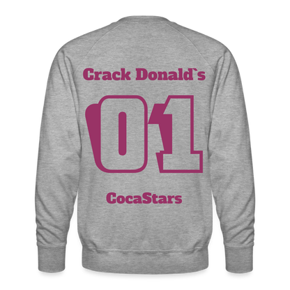 M.P. Sweatshirt - DTR - 01CRACKDONALDS01 - heather grey