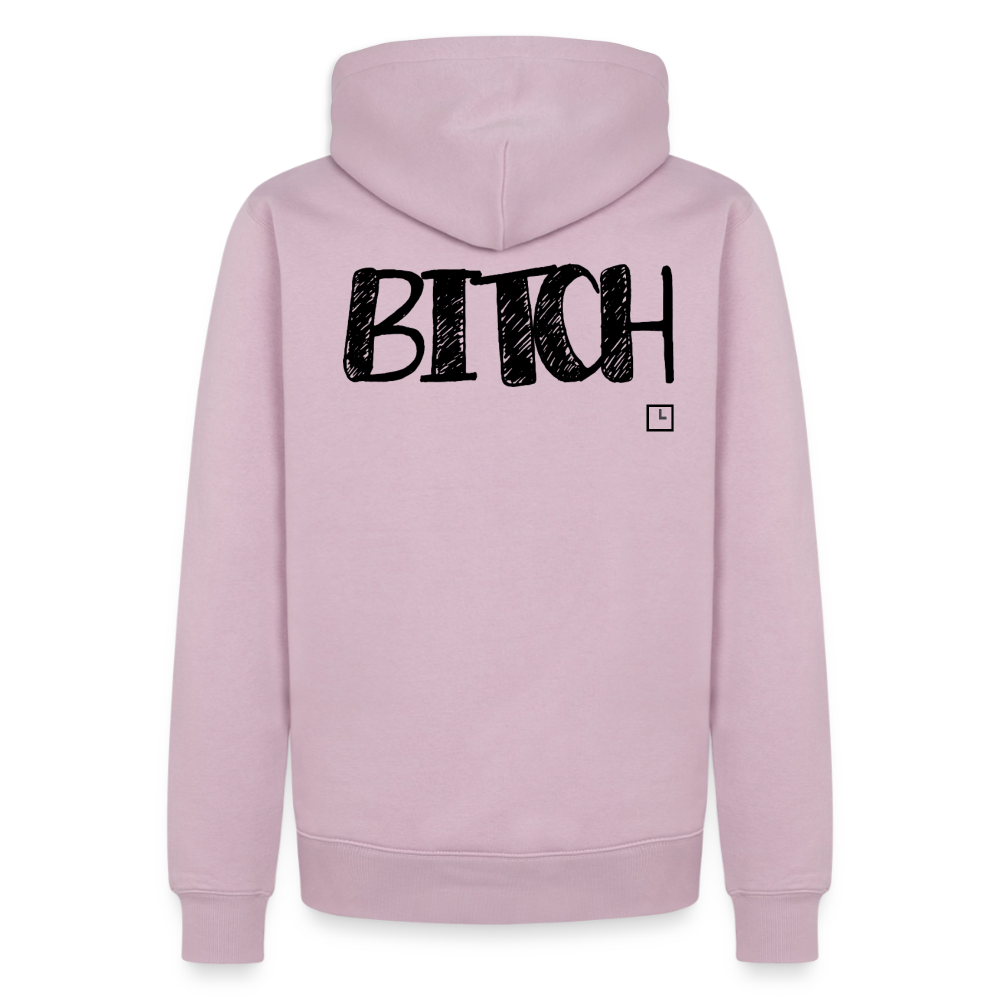 HOODIE BITCH - dusky pink