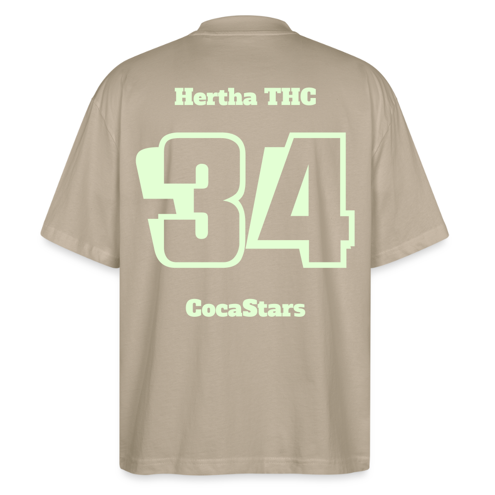 T-Shirt OS 200 g/m² - DTC - GLOWY_34THC - stone