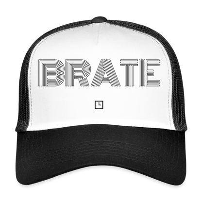 MESHCAP BRATE - white/black