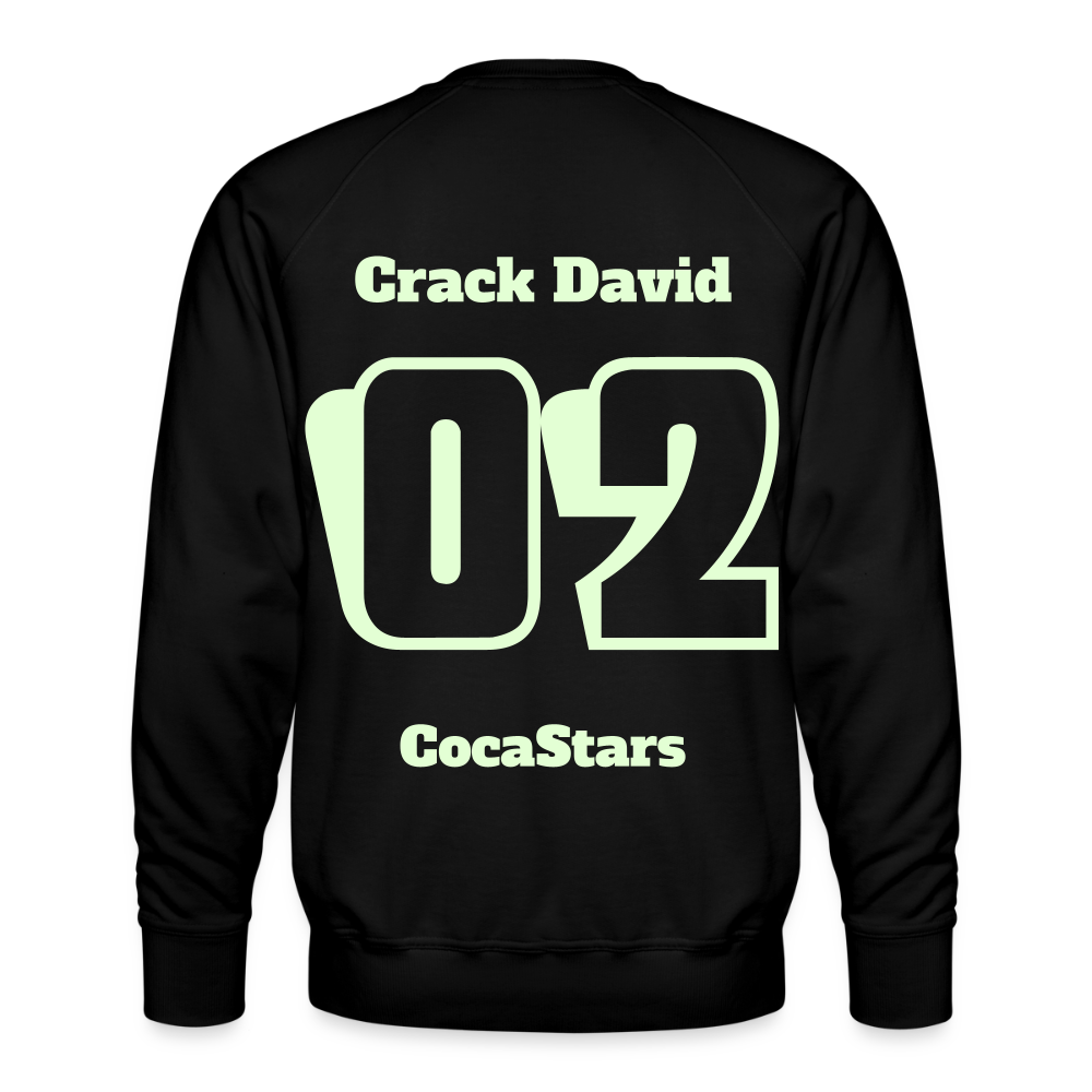 M.P. Sweatshirt - DTG - 02CrackDavid - black