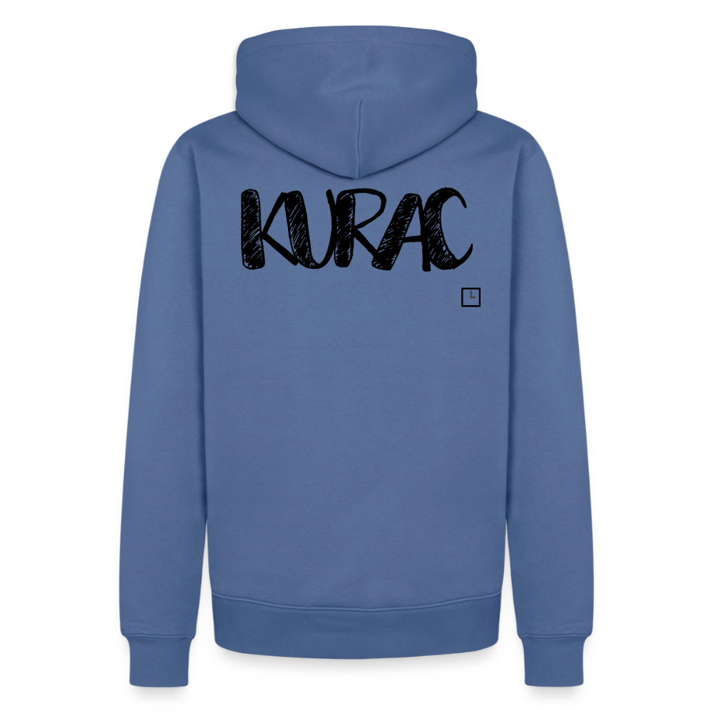 HOODIE KURAC - stone blue