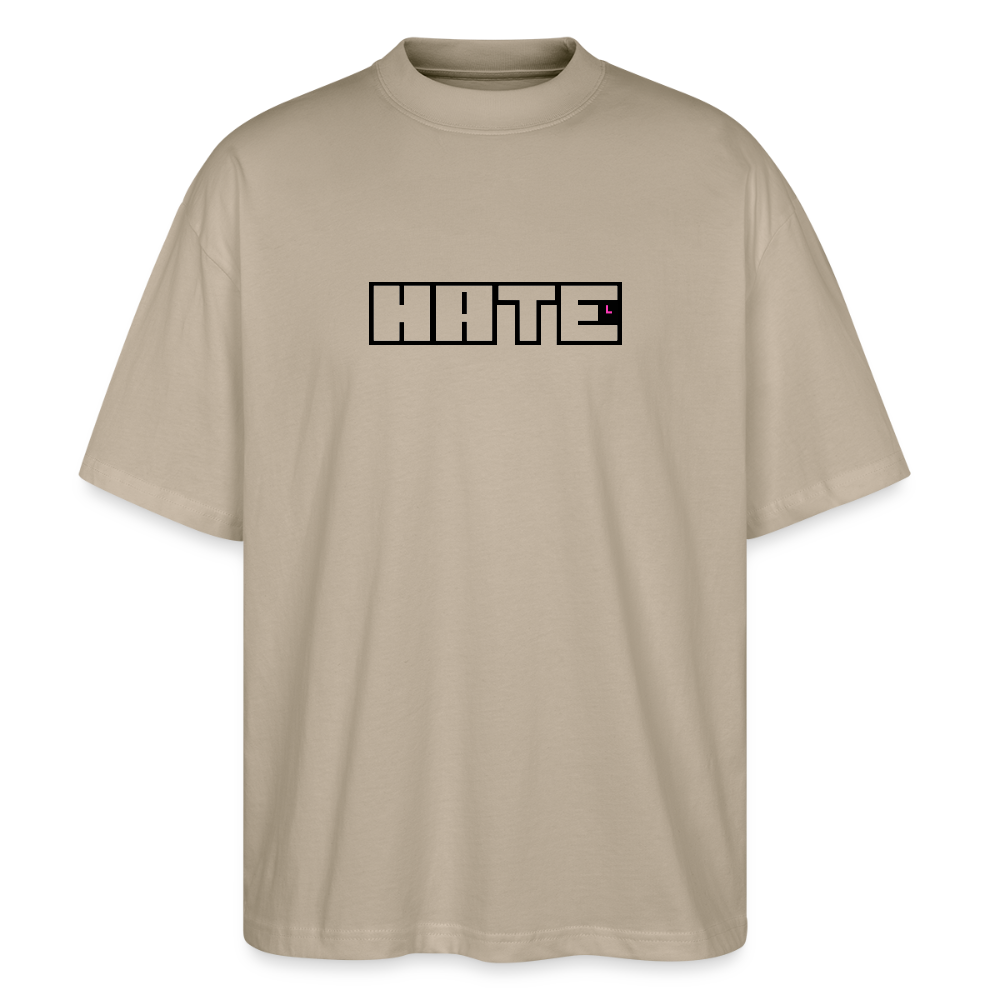 T-Shirt OS 200 g/m² - USC_HATE - stone