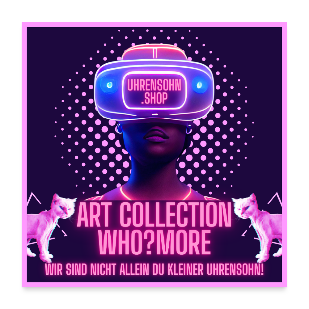 POSTER ART BIG - WHO?MORE X USS - white