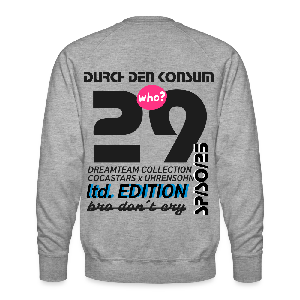 Men’s Premium Sweatshirt - DTW - 29DURCHDENKONSUM29 - heather grey
