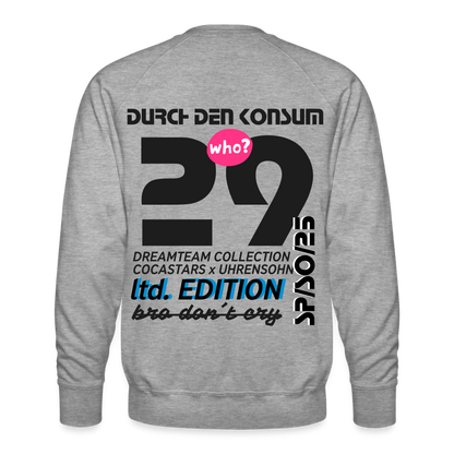 Men’s Premium Sweatshirt - DTW - 29DURCHDENKONSUM29 - heather grey