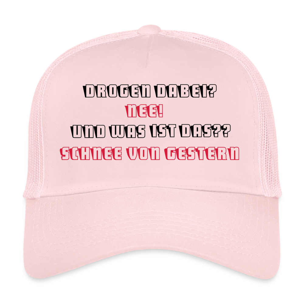MESHCAP UNISEX ZPC_"SCHNEE1" - pale pink