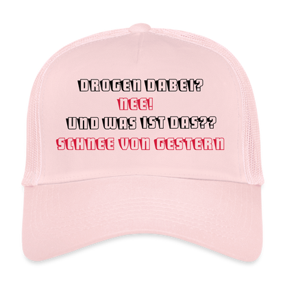 MESHCAP UNISEX ZPC_"SCHNEE1" - pale pink