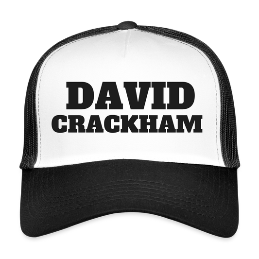 MESHCAP - UNISEX - DTC BLACKY_16CRACKHAM - white/black