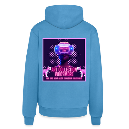 ORGANIC HOODIE - WHO?MORE X USS -  Sol Blue