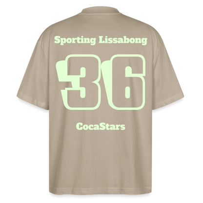 T-Shirt OS 200 g/m² - DTC - GLOWY_36LISSABONG - stone
