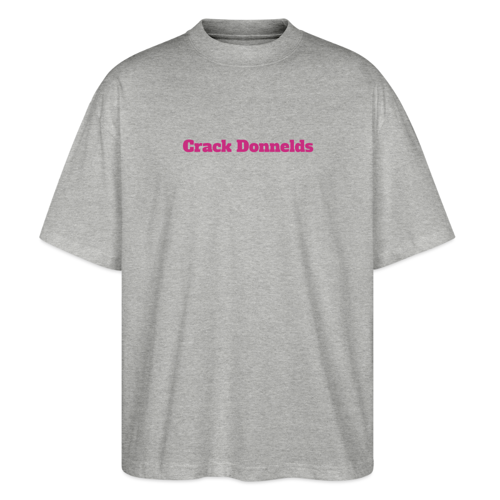 T-SHIRT DT_M/CRACK - heather grey