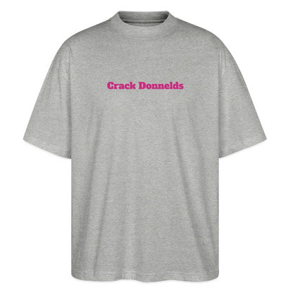 T-SHIRT DT_M/CRACK - heather grey