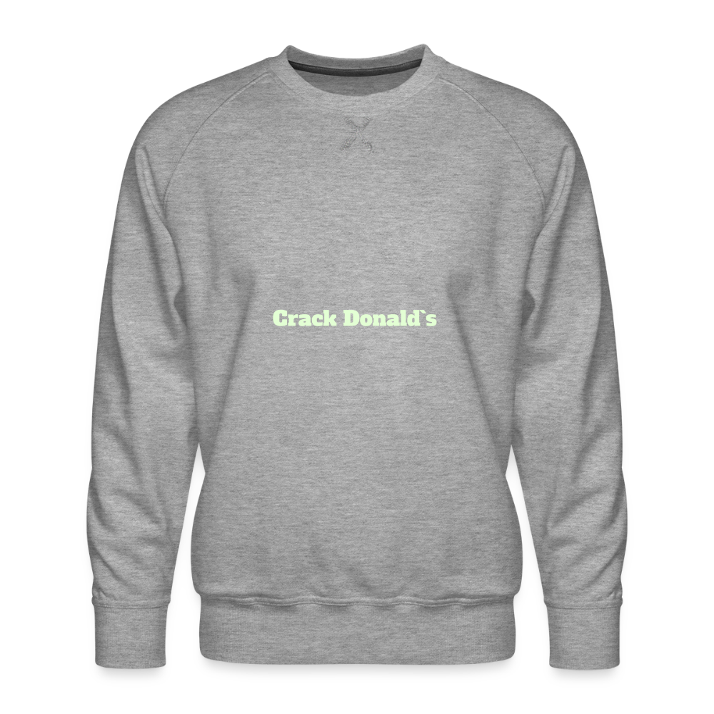 M.P. Sweatshirt - DTG - 01CrackDonalds01 - heather grey