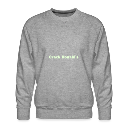 M.P. Sweatshirt - DTG - 01CrackDonalds01 - heather grey