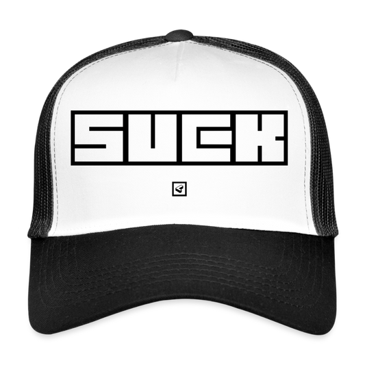 MESHCAP US_SUCK - white/black