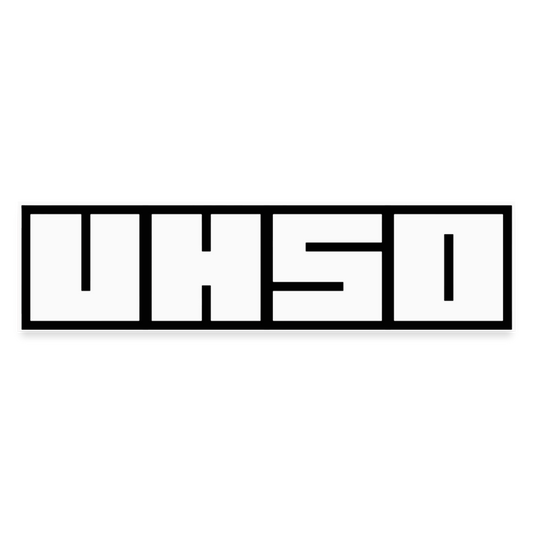 STICKER UHSO - white matte