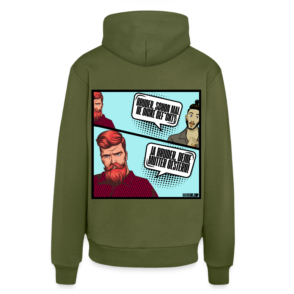 HOODIE UHSO1 - MOSS GREEN