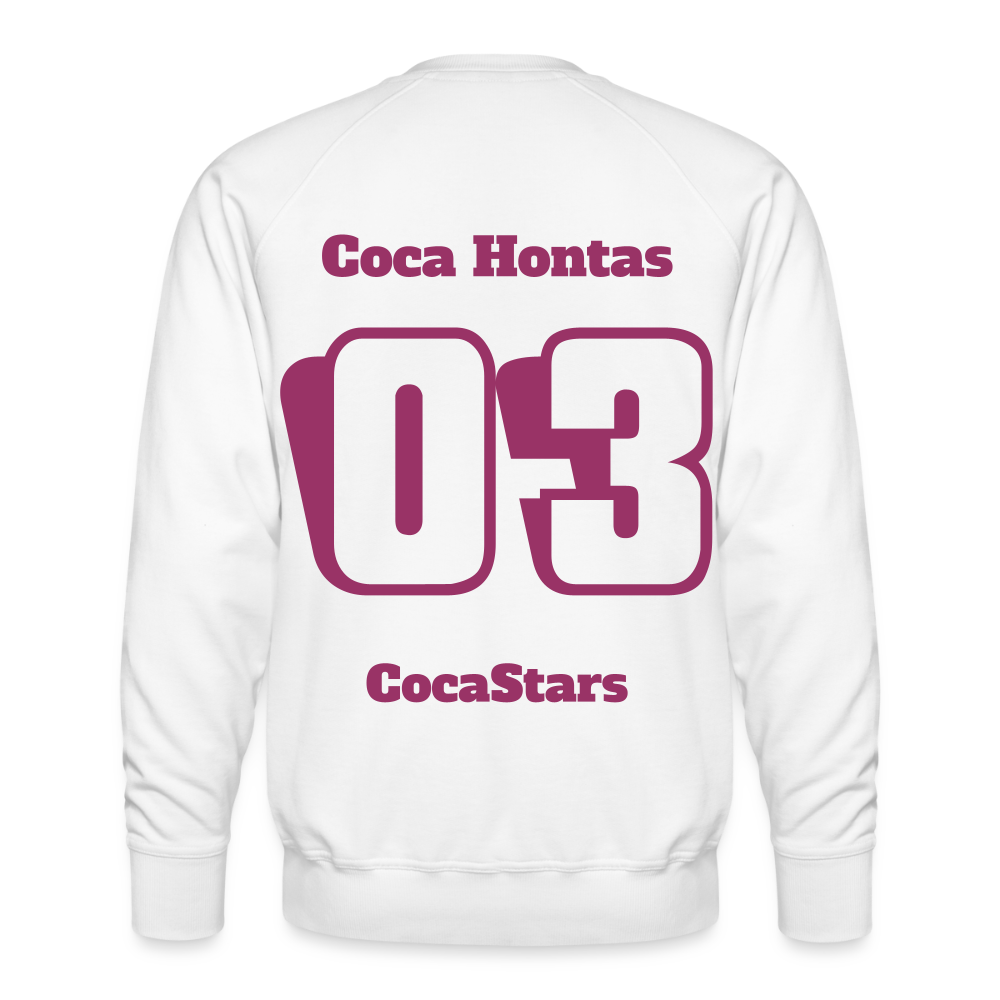 SWEATER 235g/m² - DTC CHERRY_03HONTAS - white