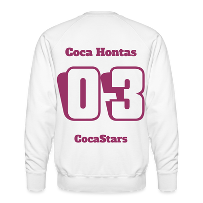 SWEATER 235g/m² - DTC CHERRY_03HONTAS - white