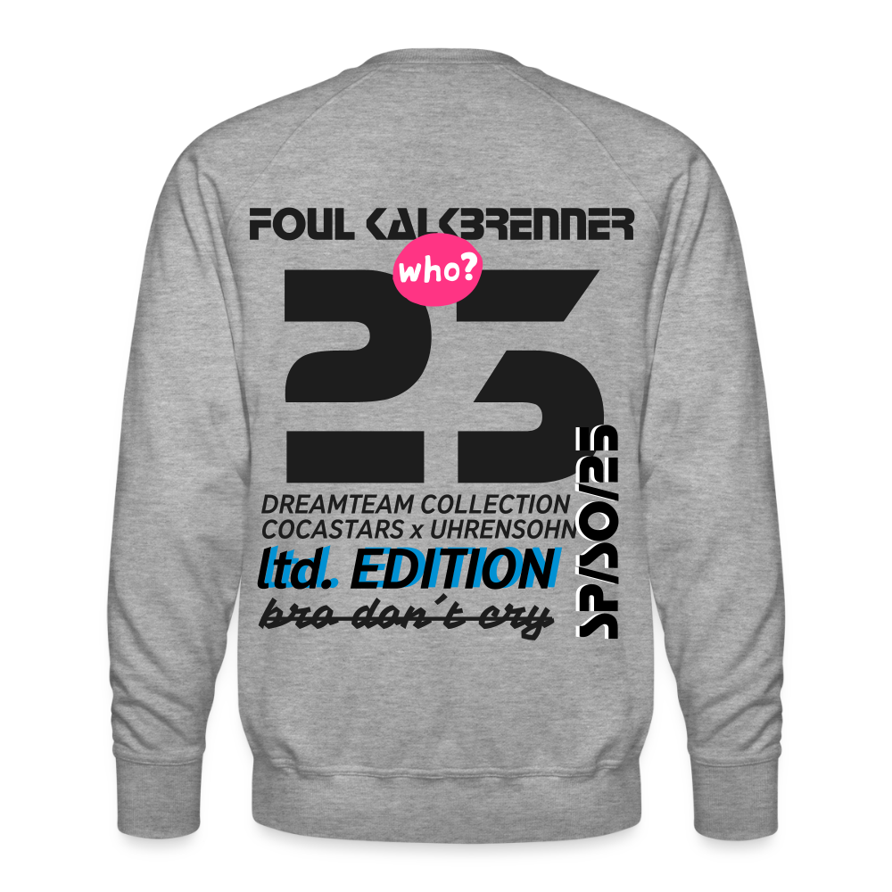 Men’s Premium Sweatshirt - DTW - 23FOULKALKBRENNER23 - heather grey